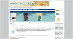 Desktop Screenshot of metapsychology.mentalhelp.net